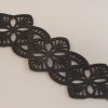 Green Leather Art Deco Bracelet - Unique Handmade Accessory - Image 4