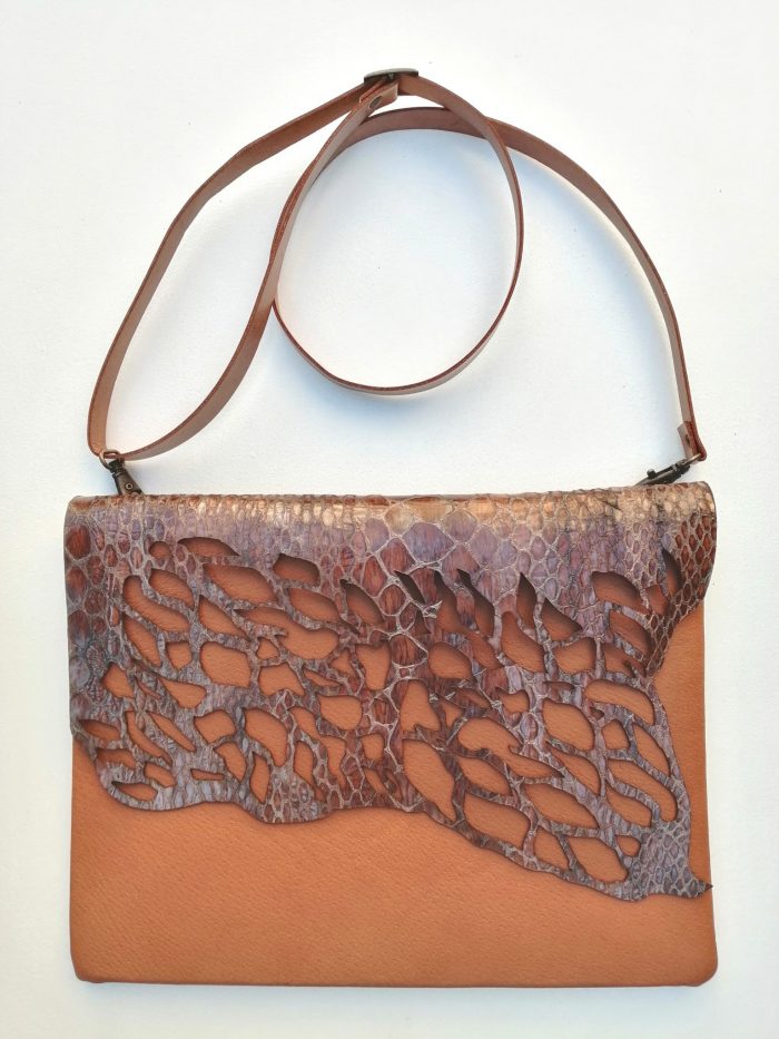 Bandolera Cactus Textura Marrón