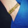 Laser cut leather bracelet -leather cuff organic abstract designe - Boho wristlet fashion style jewelry