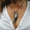 Light necklace in the shape of angel wings - Image 9