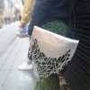 Branch Silver Black Leather Bag - Image 4
