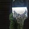 Branch Silver Black Leather Bag - Image 3