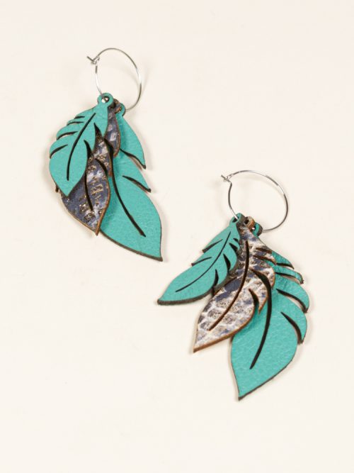 Feathers Earrings - Teo Geo