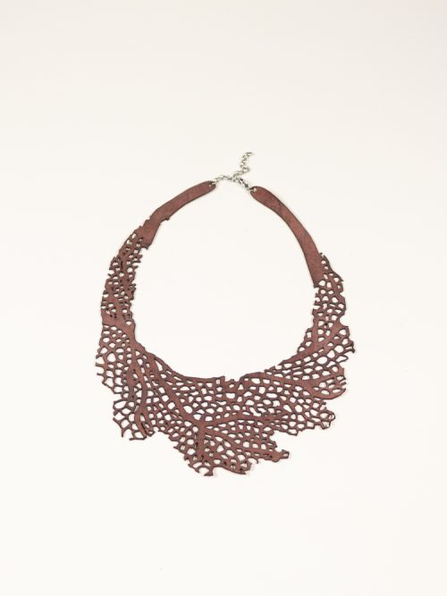 Leather necklace Ramitas