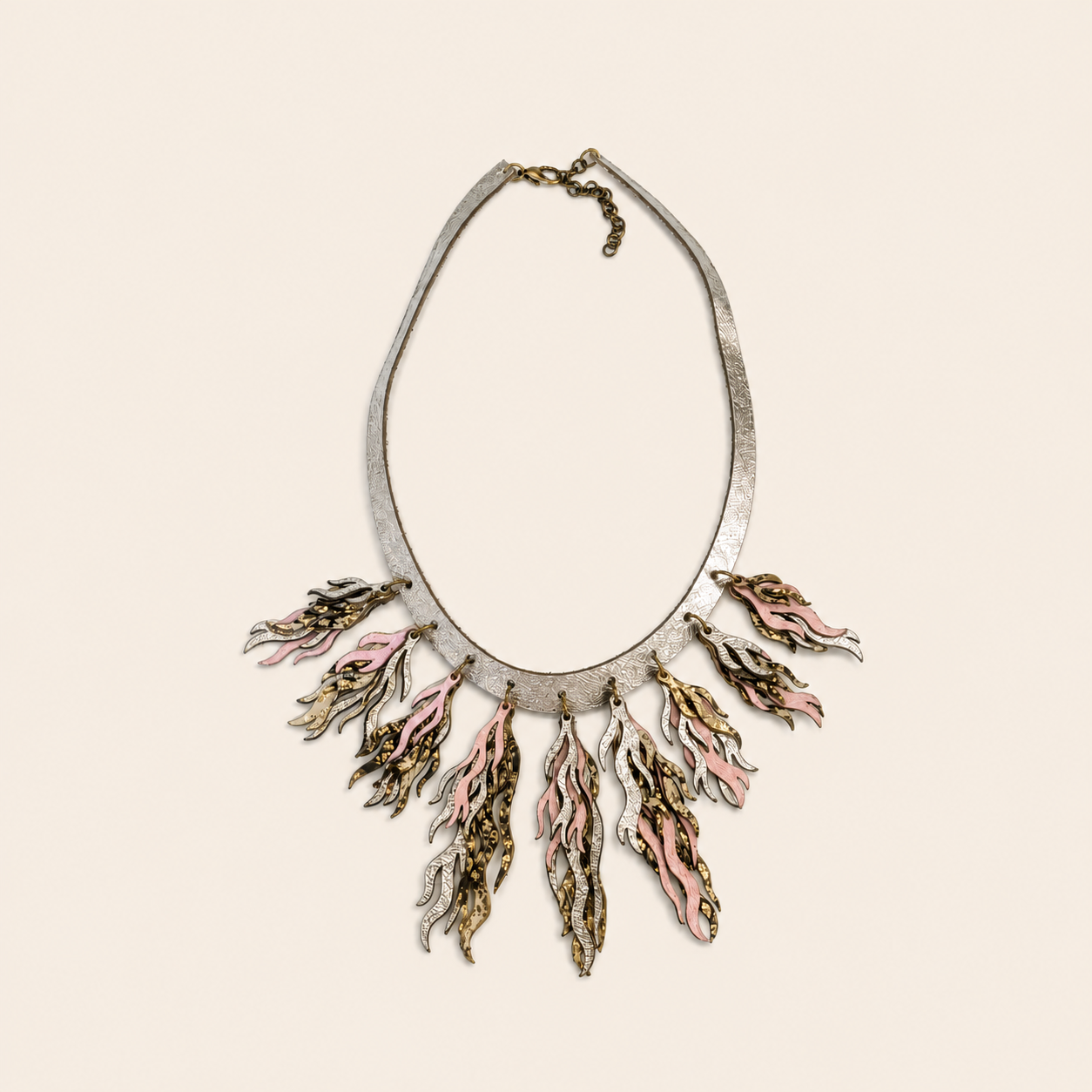 Leather necklace Poseidonia 6 Leather necklace Poseidonia - Image 5